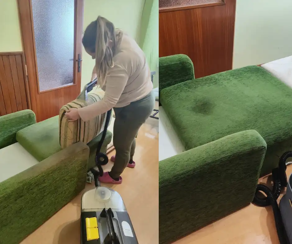 odstránenie mastnoty na sedačke - TOPSERVIS